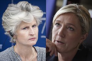 Anna Maria Corazza Bildt et Marine Le Pen