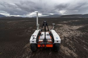 Le robot Curiosity en Islande