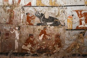 Egypte: une magnifique fresque pharaonique découverte dans une tombe