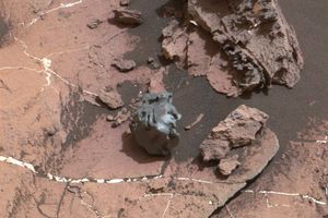 La météorite trouvée par Curiosity