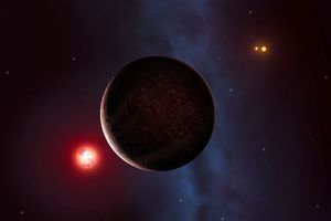 Illustration d'un artiste de l'exoplanète Proxima b