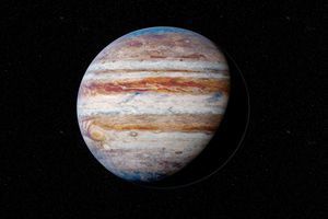 Illustration de la planète Jupiter.