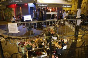 La pizzeria parisienne Casa Nostra visée par les jihadistes le 13 novembre 2015.