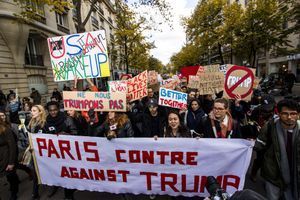 A Paris, ils marchent contre Donald Trump
