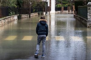 Inondation à Gournay-sur-Marne le 2 février 2018