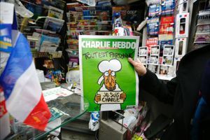 Un exemplaire de Charlie Hebdo