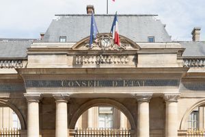 Le Conseil d'Etat, à Paris. 