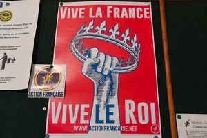 Une affiche de l'Action française photographiée en octobre 2017.