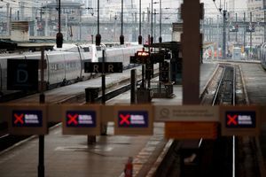 La gare de Lyon à l'arrêt ce vendredi.