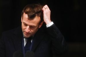 Emmanuel Macron, le 19 janvier, à Brest.