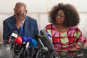 Les parents de Naomi Musenga, dont l'appel a été ignoré par le Samu, ont donné une conférence de presse à Strasbourg, le 10 mai 2018.