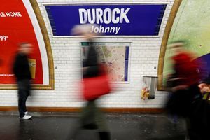 La station de métro Duroc, rebaptisée en hommage à Johnny Hallyday. 