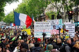 Manifestation de "gilets jaunes" à Paris, le 4 mai 2019.