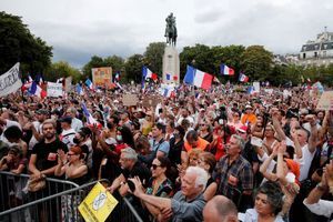 Une manifestation à Paris le 24 juillet. Image d'illustration. 