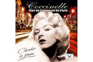 L'affiche du spectacle de Coccinelle donné au Carroussel de Paris.