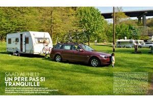  Eté 2011. La famille Al-Hilli revient pour la deuxième fois au camping Le Solitaire du lac, à côté d’Annecy. Devant le break BMW – retrouvé criblé de balles l’année suivante – Zeena, la petite dernière, 3 ans. Saad Al-Hilli a acheté la caravane d’occasion en 2010 après avoir vendu la précédente. 