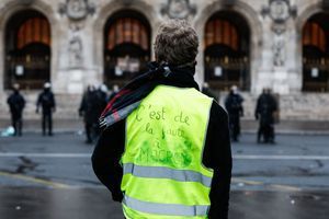 Ici un "gilet jaune" ici à Paris le 8 décembre 2018. (image d'illustration)