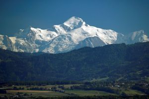 Le Mont Blanc. Image d'illustration. 