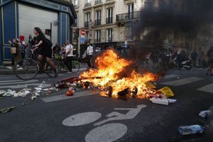 Lors des manifestations à Paris le 13 juin 2020.
