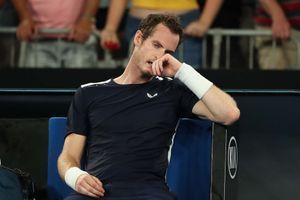Andy Murray après sa défaite au premier tour de l'Open d'Australie. 