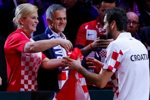 Coupe Davis : la présidente croate, première supportrice de son équipe