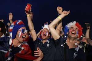 Le bonheur des supporters français