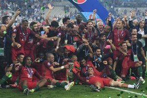 Euro 2016 : La grande joie des joueurs portugais