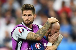 Euro 2016: les larmes de Christophe Jallet