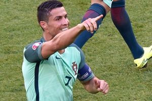 Cristiano Ronaldo a inscrit un doublé face à la Hongrie