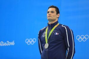 Florent Manaudou, médaillé d'argent à Rio.