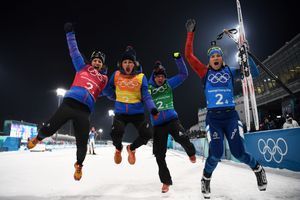 Les relayeuses du biathlon français ont remporté la médaille de bronze, jeudi à Pyeongchang.