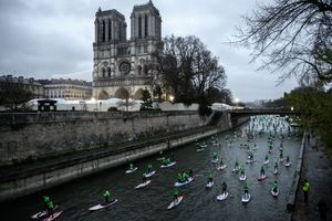 La Seine en paddle au petit matin
