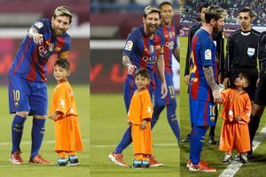 Le petit Murtaza a enfin rencontré son "héros" Lionel Messi