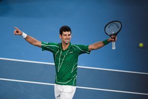 Novak Djokovic à Melbourne, le 2 février 2020.