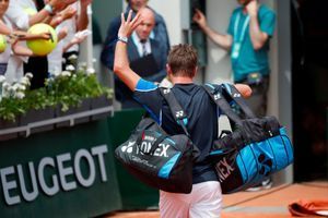Stan Wawrinka après sa défaite à Roland-Garros, lundi.