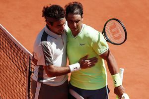 Roger Federer et Rafael Nadal. 