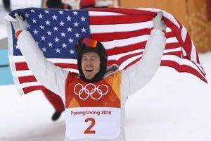 Shaun White a remporté l'or olympique en halfpipe à Pyeongchang. 