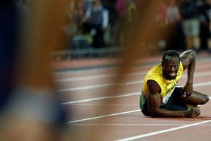 Usain Bolt finit sa dernière course à terre