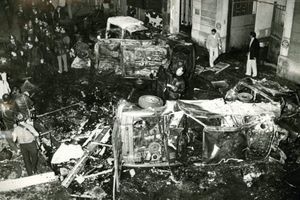 L'attentat de la rue Copernic à Paris.