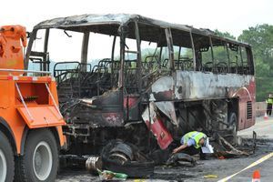 Chine : Un terrible accident de bus fait 35 morts