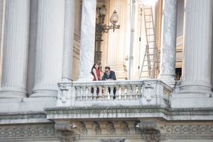 Dakota Johnson et Jamie Dornan, bain de foule à Paris