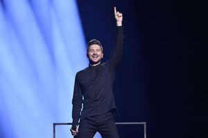 Sergey Lazarev sur la scène de l'Eurovision 2016