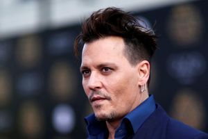 Johnny Depp à l'avant-première de "Alice de l'autre côté du mirroir" à Hollywood, 2016
