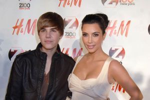 Justin Bieber et Kim Kardashian ensemble à New-York en 2010.