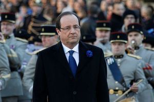François Hollande à Oyonnax le 11 novembre