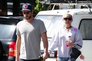 Miley Cyrus et Liam Hemsworth à Byron Bay en Australie