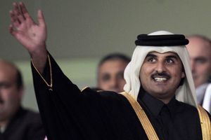 Le prince Tamim, à Doha, en décembre 2011.