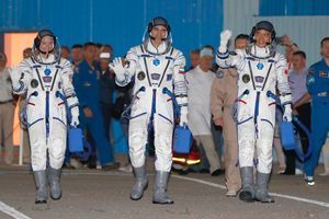 Trois astronautes sont partis dans l’espace pour rejoindre de l’ISS