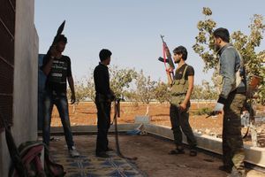 A Alep, en Syrie, des rebelles combattent l'Etats islamique (Image d'illustration). 