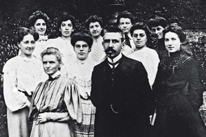 Marie Curie avec Paul Langevin.